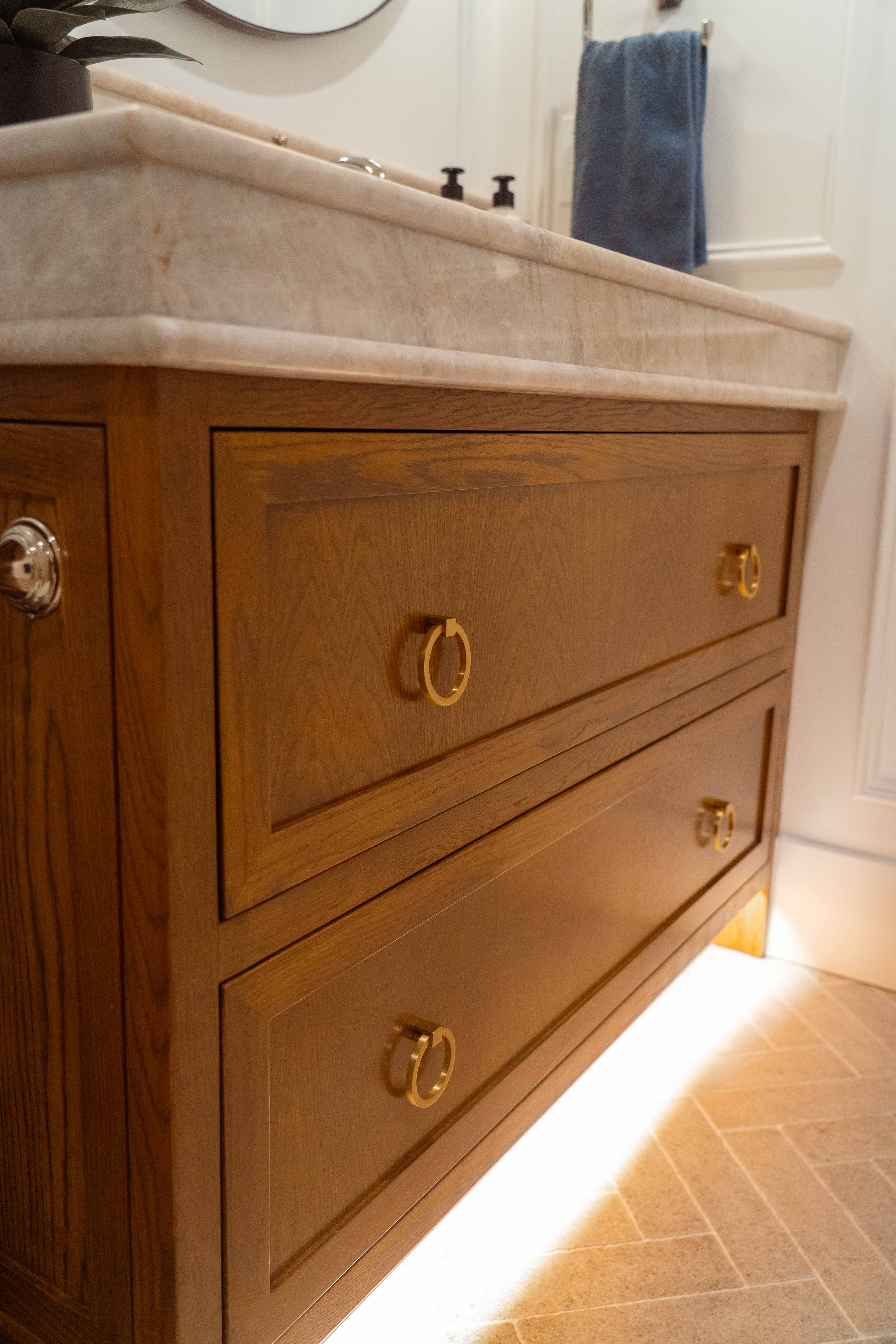 Custom Cabinet Showcase - Completed kitchen with fully custom in-house manufactured cabinetry in San Diego