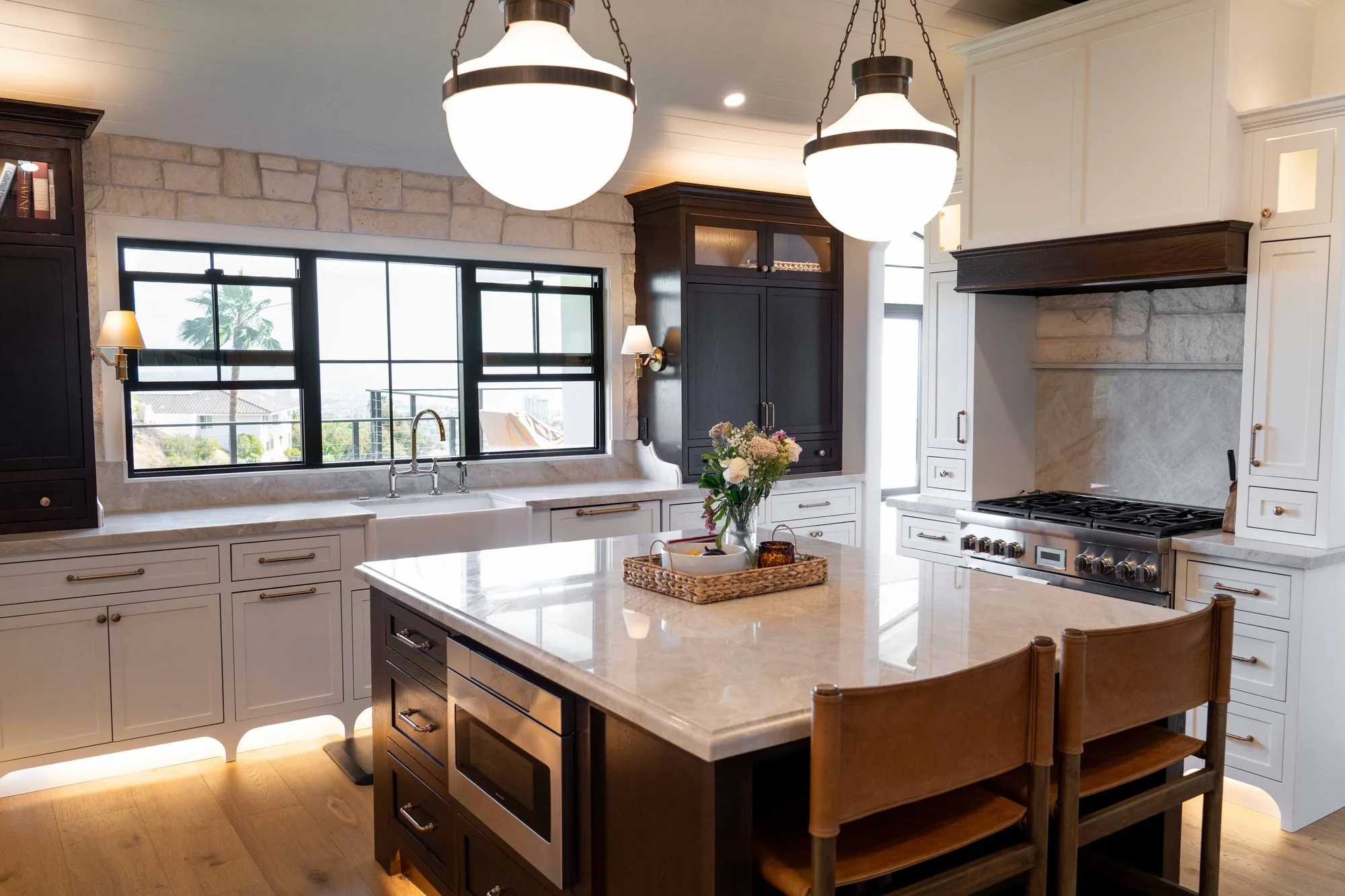 Custom kitchen cabinetry and countertops — La Jolla remodel