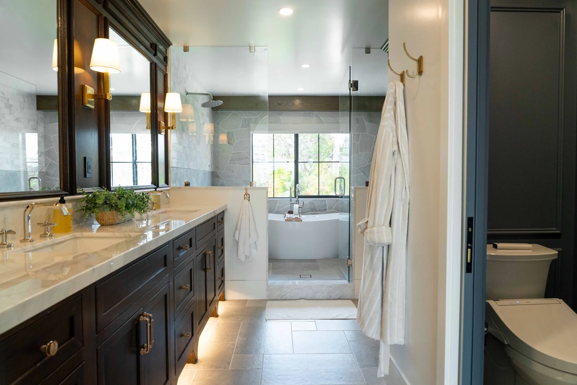 Luxury master bathroom remodel — La Jolla spa-inspired design